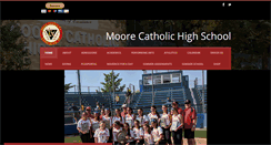 Desktop Screenshot of moorecatholichs.org